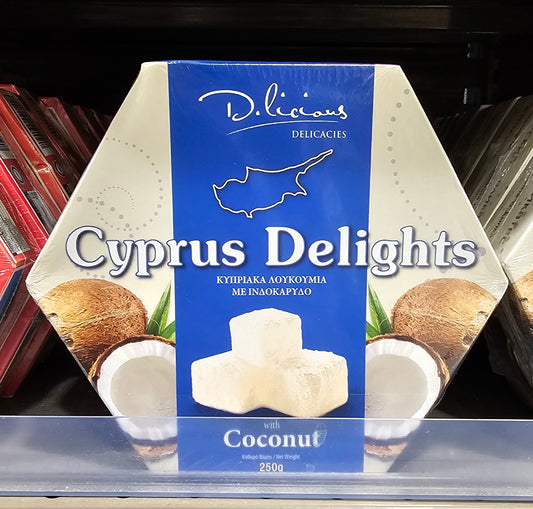 Cyprus delights - Loukoumi with coconut - 250 g