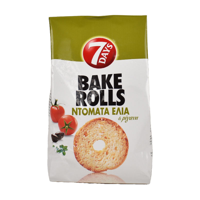 7Days Bake Rolls Tomato, Olive & Oregano Flavour 80 g