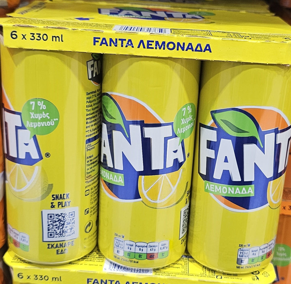 FANTA Lemonade Soda from Greece