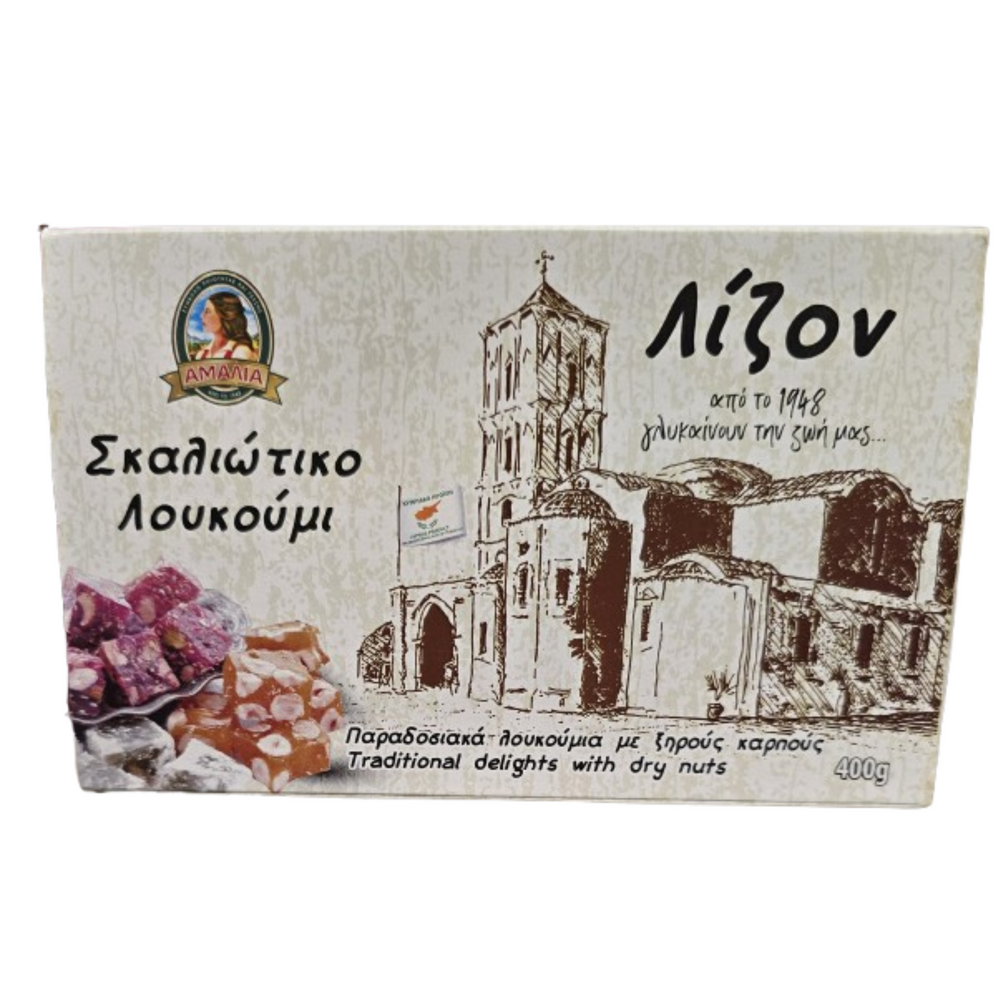 AMALIA Lizon Loukoumi Skaliotiko 400g
