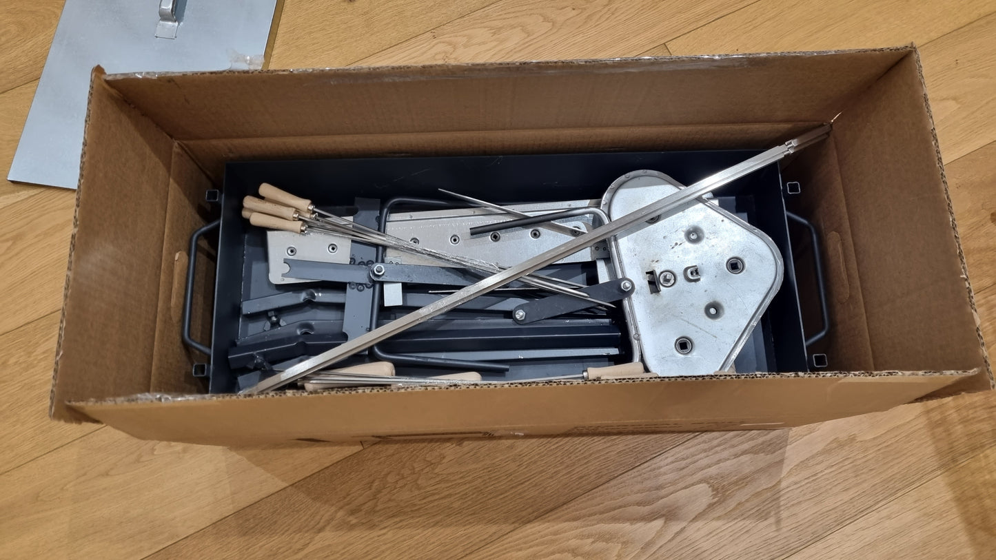 Cyprus foukou Barbeque triangle style - Cyprus Charcoal Barbeque Rotisserie