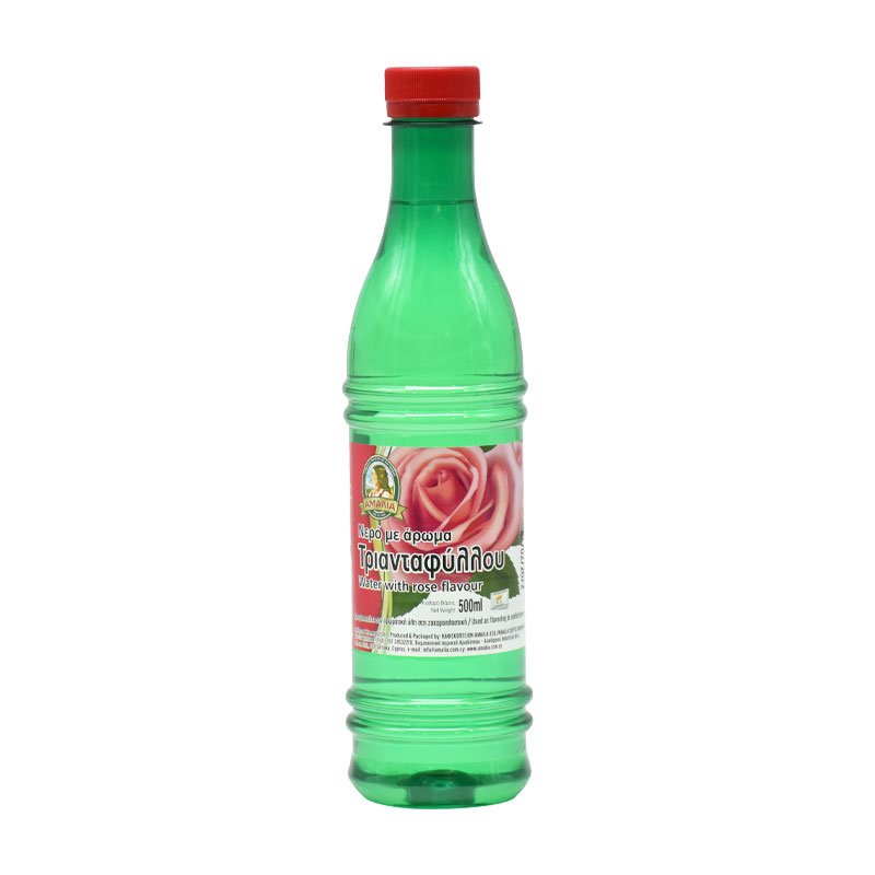 Water with Rose Flavour 500 ml from Cyprus