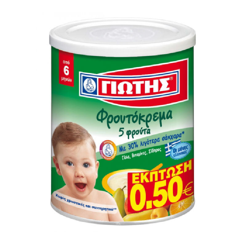 Yiotis Fruit Cream 6+ Months 300 g