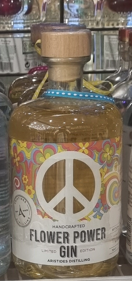 handcrafted flower power gin limited edition buy from cyprus