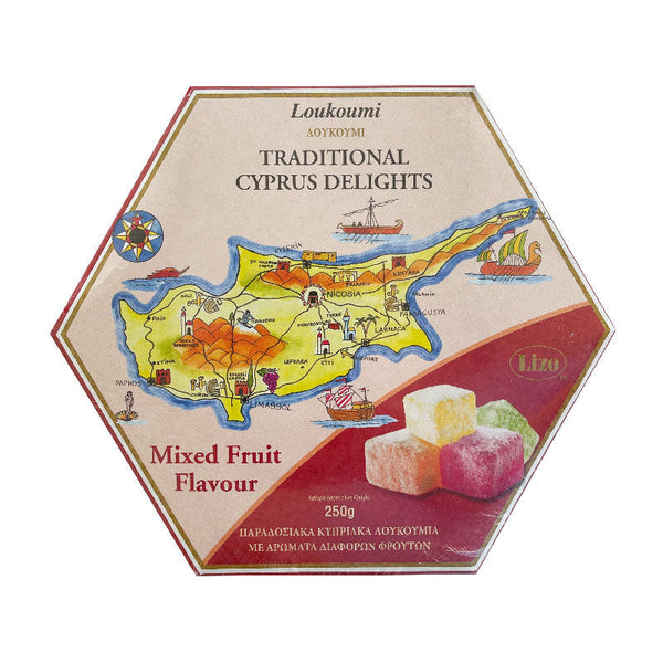 Traditional loukoumi Cyprus delights