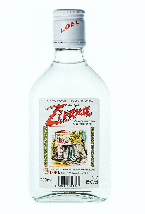 Zivania LOEL traditional spirit from Cyprus