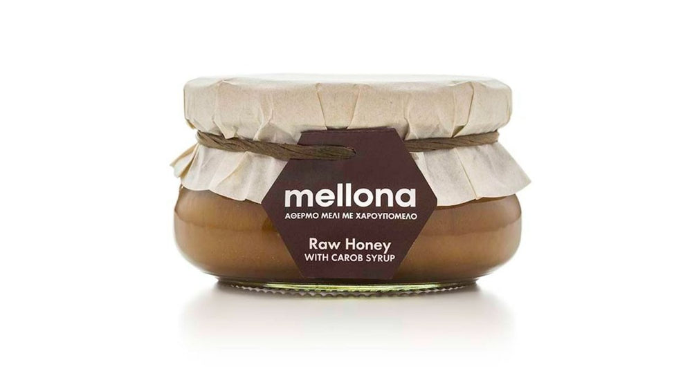 Mellona Raw Honey with Carob from Cyprus 250g