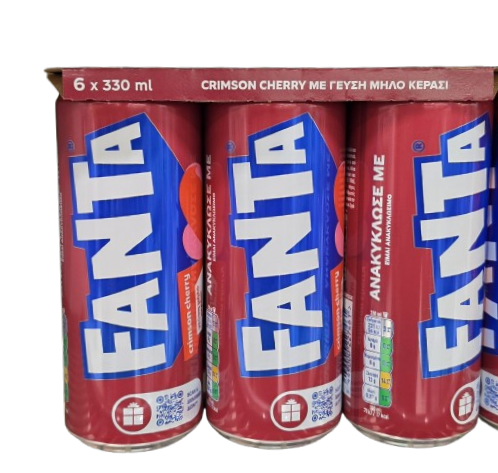 Fanta Crimson Cherry 6 x 330 ml from Greece