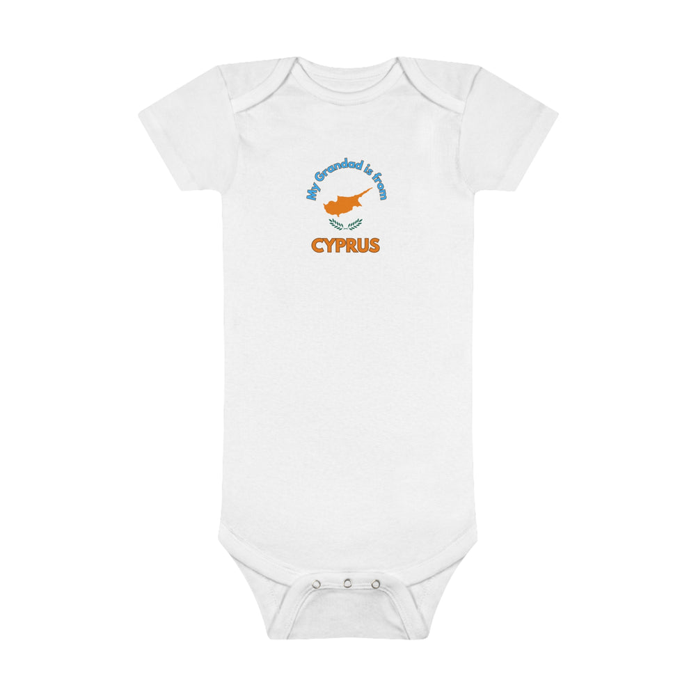 My Grandad is from Cyprus - Baby Short Sleeve Onesie®