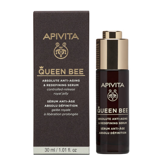 Apivita Queen Bee Absolute Anti-Aging & Redefining Serum with Controlled-Release Royal Jelly 30ml