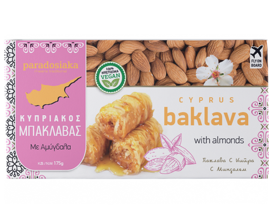 baklava with almonds from cyprus