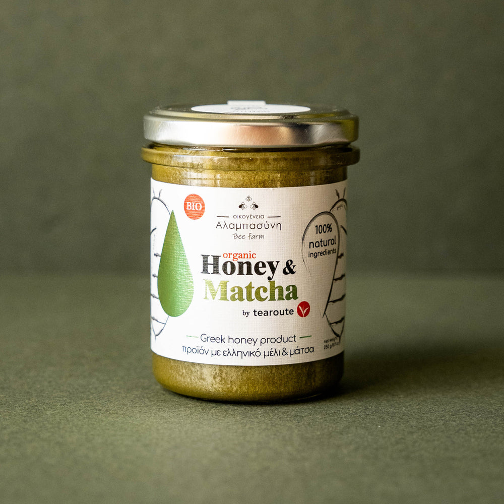 Organic product with Honey & Matcha 250g