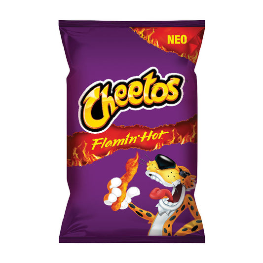Cheetos Flamin Hot Maize Snack with Chili Flavour 80 g