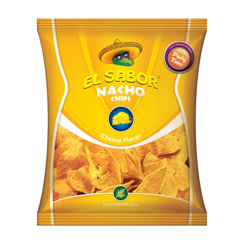 El Sabor Nachos Chips with Cheese Flavour 225 g
