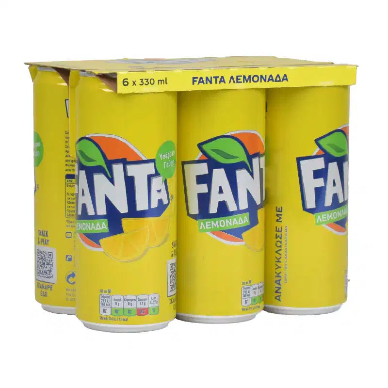 Fanta Lemonade 6x330 ml from Greece