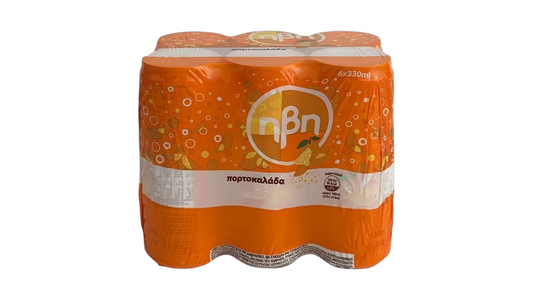 IVI orange Soda from Greece 6 pack of 300ml each
