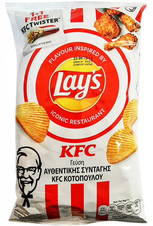 Lay’s Ridged Potato Chips with Original KFC Chicken Recipe Flavour  -120 g