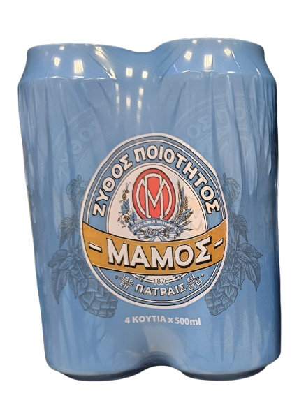 MAMOS Beer 4 pack 500ml from Greece
