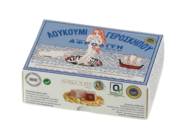 Rose Almonds Cyprus delights loukoumi Aphrodite - 600gr