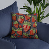 Strawberries from Cyprus Basic Pillow