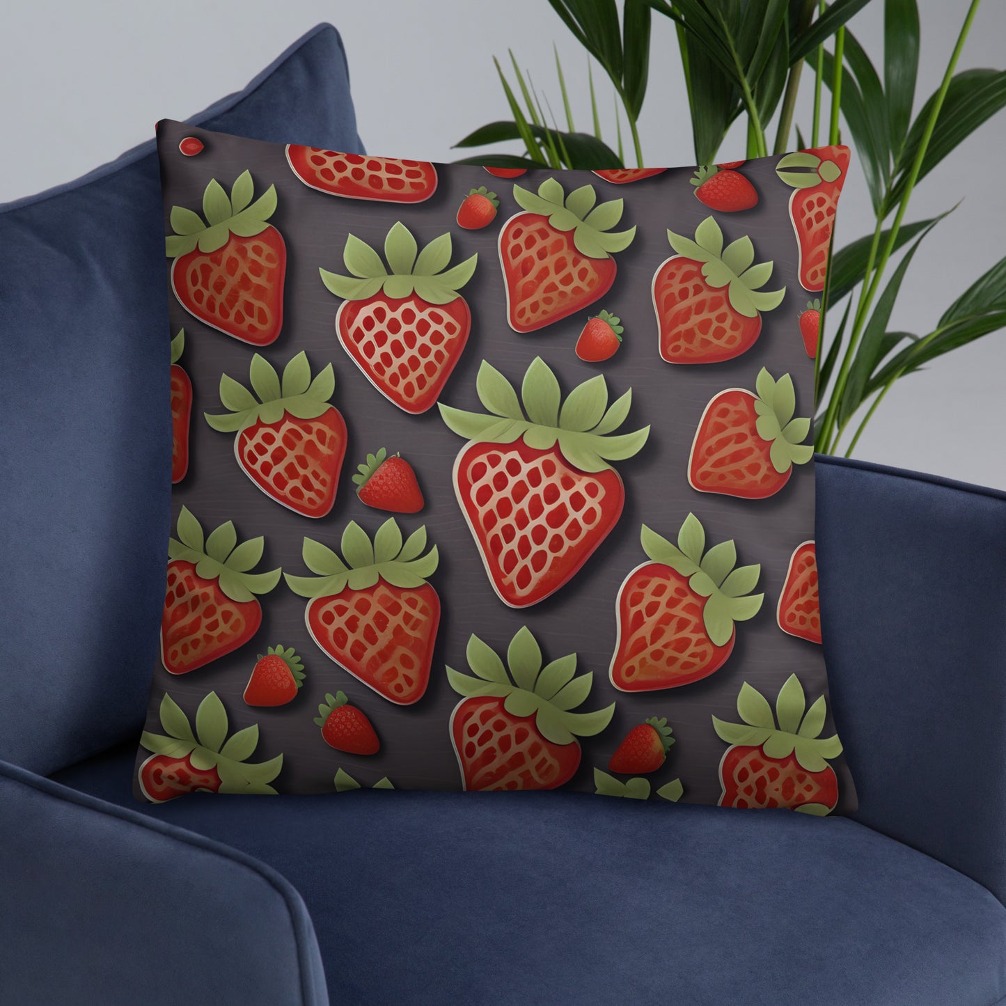 Strawberries from Cyprus Basic Pillow