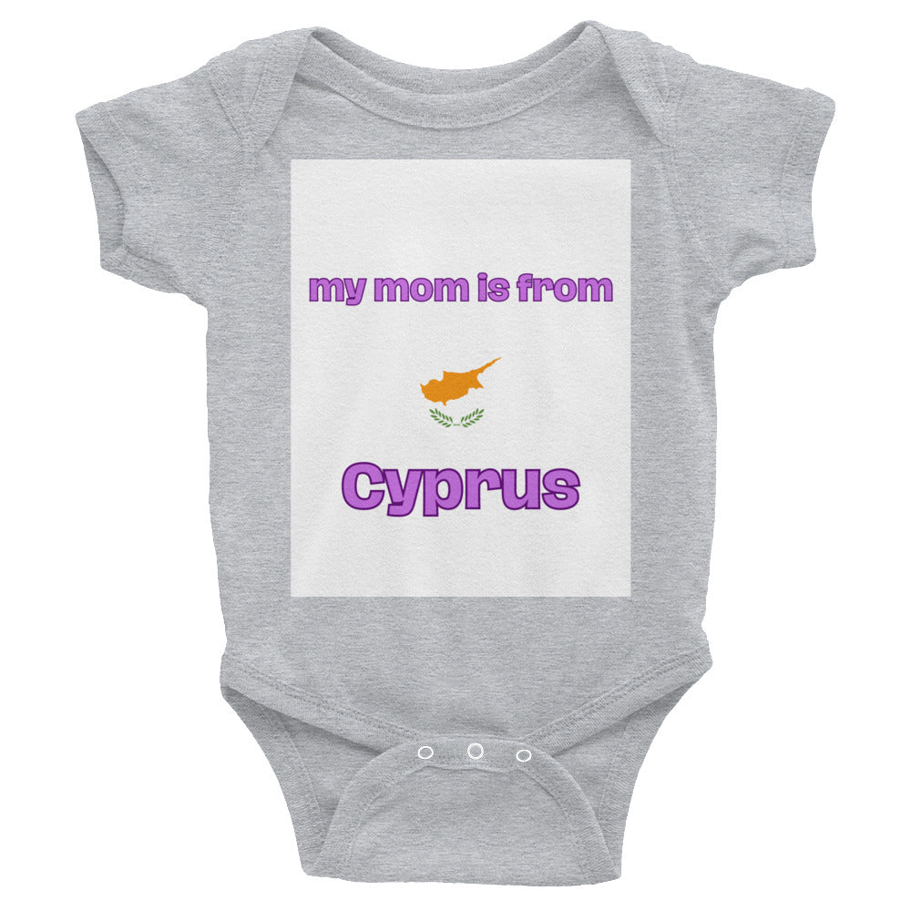 My mom is from Cyprus Infant Bodysuit
