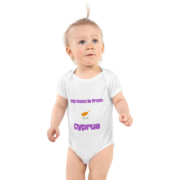 My mom is from Cyprus Infant Bodysuit