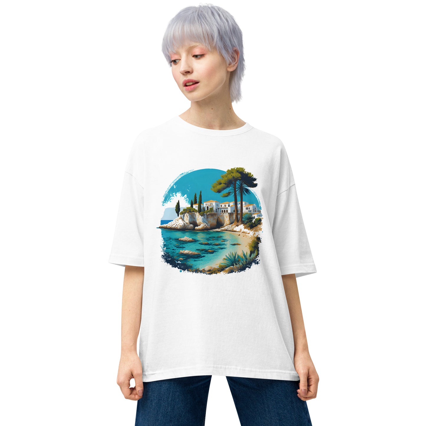 Cyprus Imaginary Place Unisex oversized t-shirt