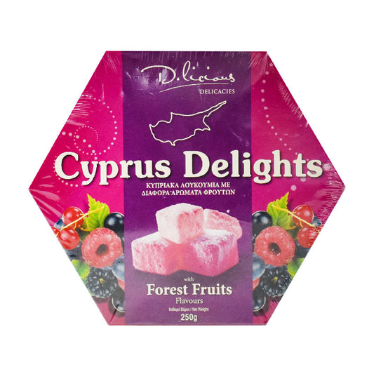 Loukoumi Cyprus Delights with Forest Fruits Flavour 250 g