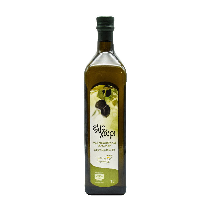Eliochori Olive oil from Cyprus 1 litre glass bottle