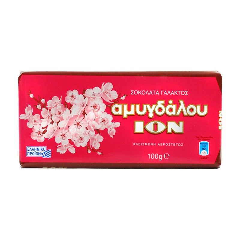 Ion Milk Chocolate with Almonds 100 g buy online from Cyprus