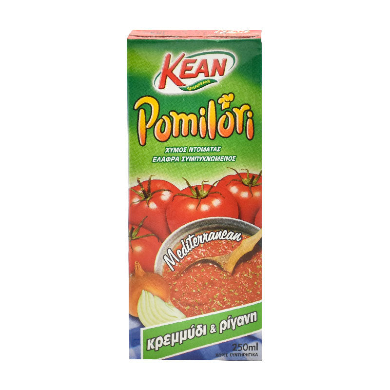 Kean Pomilori Onion & Oregano Tomato Juice Slightly Concentrated 250 ml