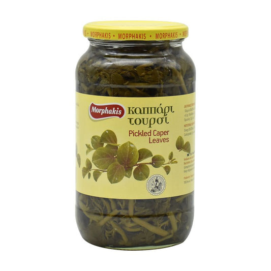 Morphakis Pickled Caper Leaves 1 kg from Cyprus