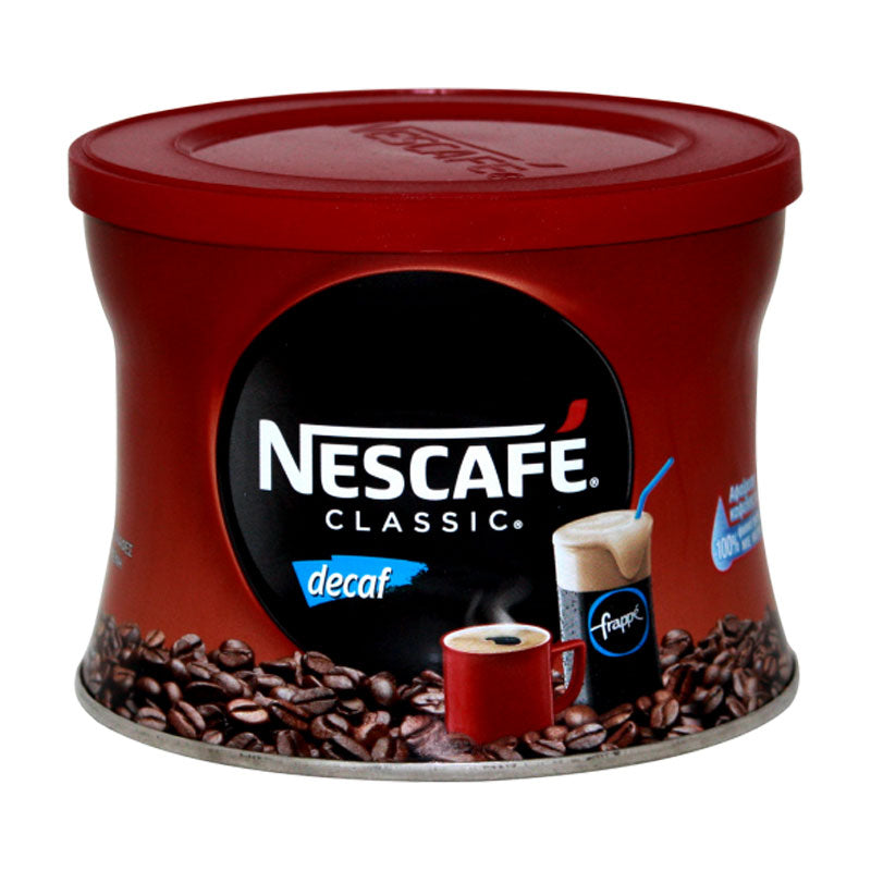 Nescafe Classic Decaf Instant Coffee 100 g for Greek Frappe
