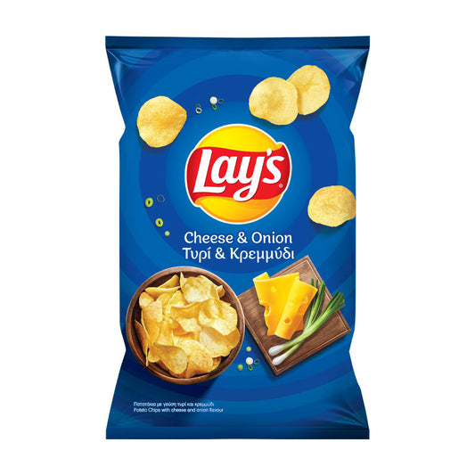 Lay's Potato Chips with Cheese & Onion 90g