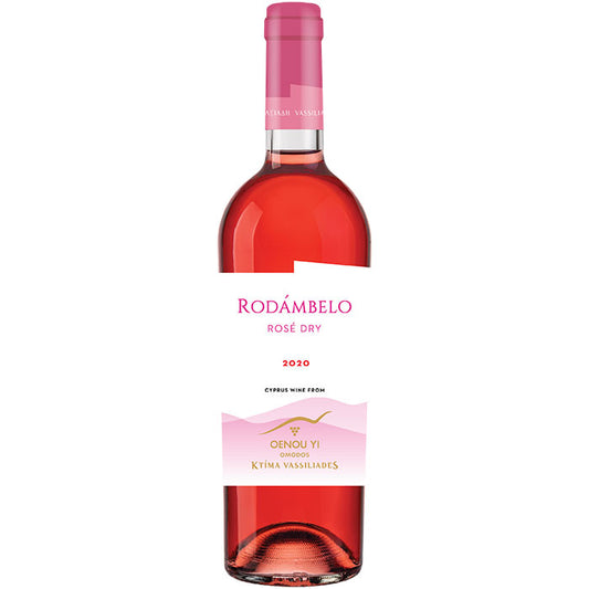 Rodámbelo rose wine from Cyprus