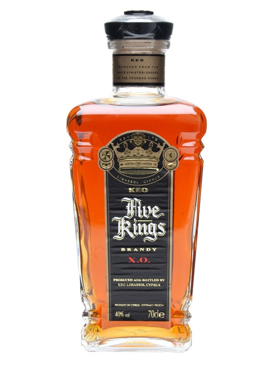 KEO Five Kings Brandy from Cyprus - 700ml